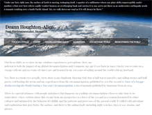 Tablet Screenshot of doannhoughton.com